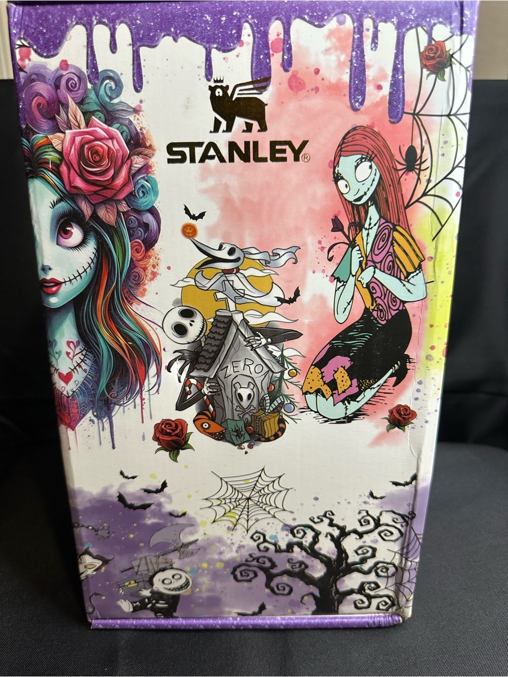 Stanley (nightmare before Christmas) glow in the dark cup 40 ounce
